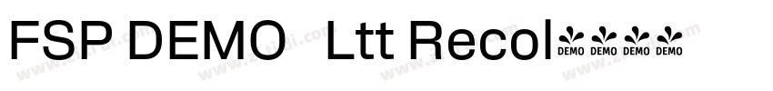 FSP DEMO   Ltt Recol字体转换